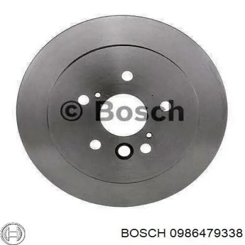 Тормозные диски 0986479338 Bosch