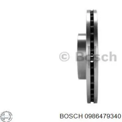 0986479340 Bosch диск тормозной передний