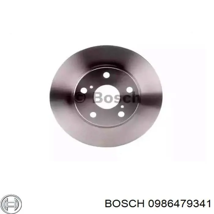 Передние тормозные диски 0986479341 Bosch