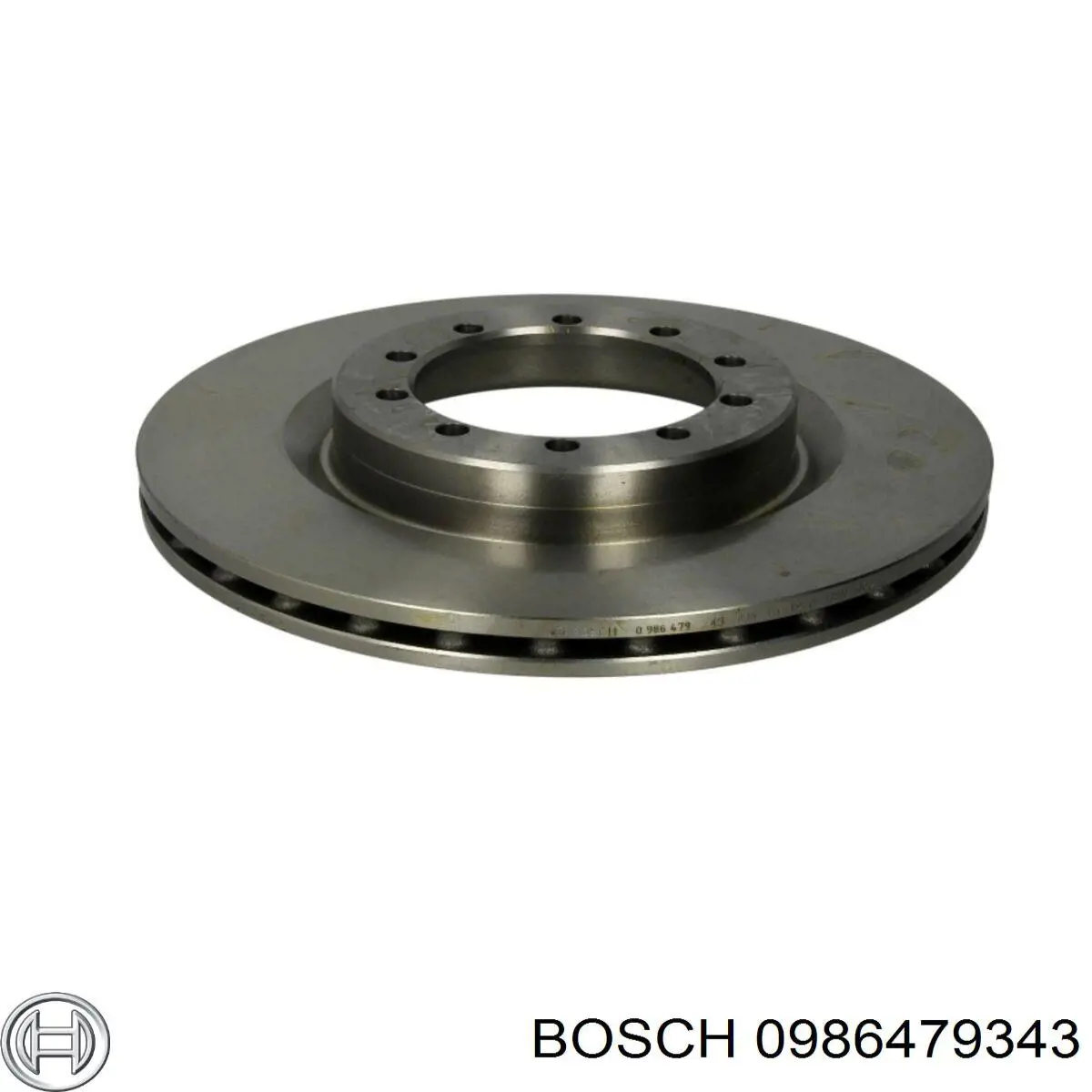0 986 479 343 Bosch диск тормозной передний