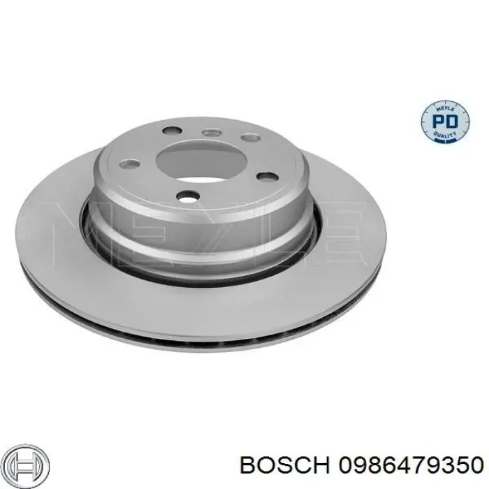 Задний тормозной диск Bosch 0986479350 цена, от 47.63 USD