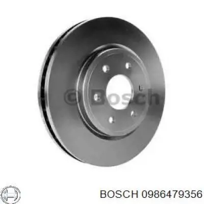 Купить 0986479356 Bosch Ротор тормозной