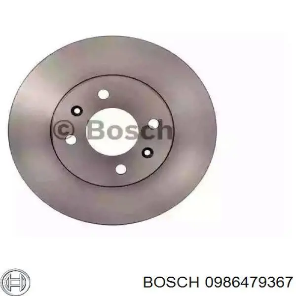 Freno de disco delantero 0986479367 Bosch