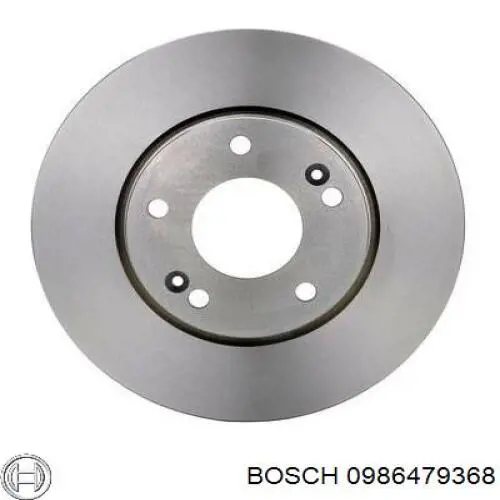 Freno de disco delantero 0986479368 Bosch