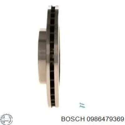 Передние тормозные диски 0986479369 Bosch
