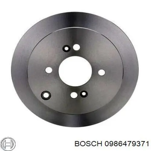 0986479371 Bosch диск тормозной задний