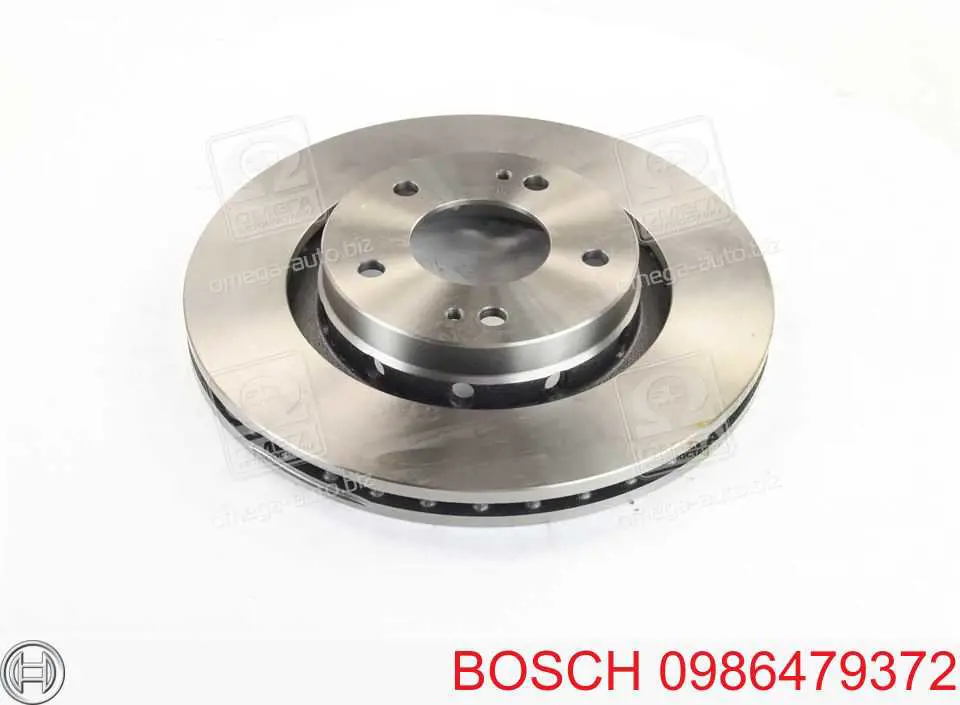 0986479372 Bosch диск тормозной передний