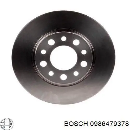 Тормозные диски 0986479378 Bosch