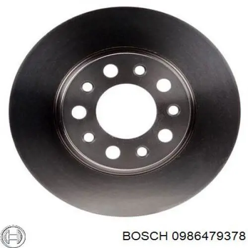 Диск гальмівний задній 0986479378 Bosch
