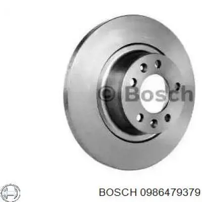 Тормозные диски 0986479379 Bosch