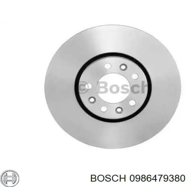 0 986 479 380 Bosch диск тормозной передний