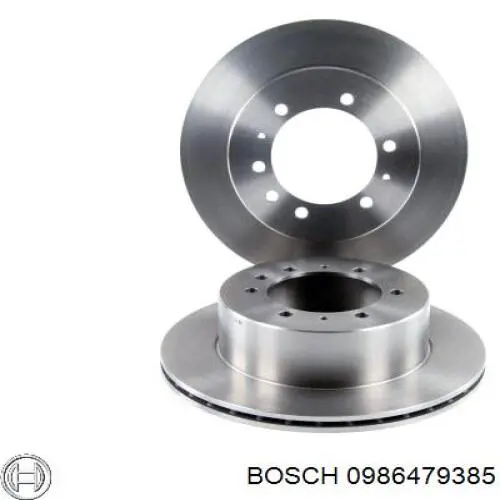 0 986 479 385 Bosch диск тормозной задний