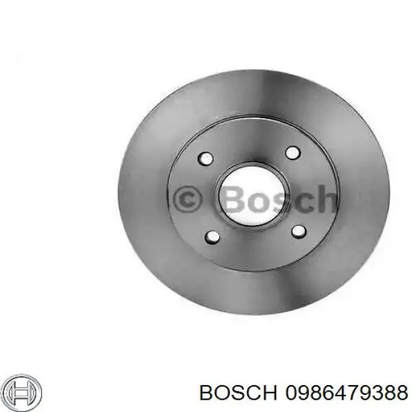 Тормозные диски 0986479388 Bosch