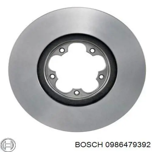 Передние тормозные диски 0986479392 Bosch