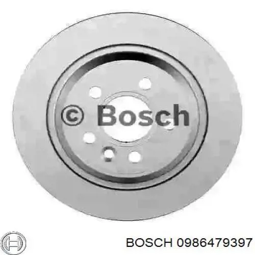 Тормозные диски 0986479397 Bosch