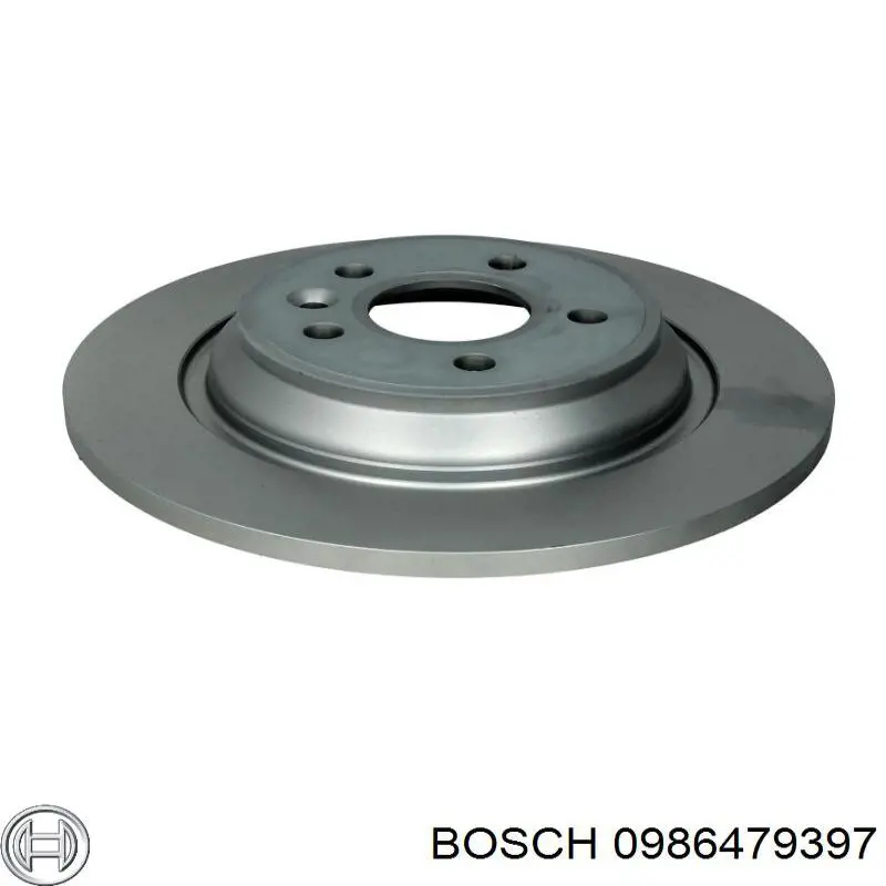 Диск гальмівний задній 0986479397 Bosch