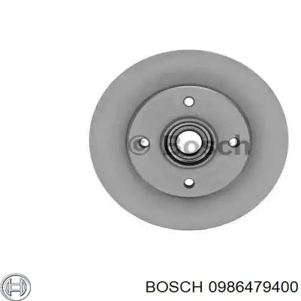 Тормозные диски 0986479400 Bosch