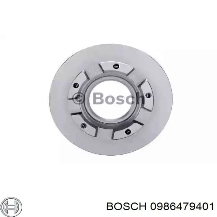 0986479401 Bosch диск тормозной задний