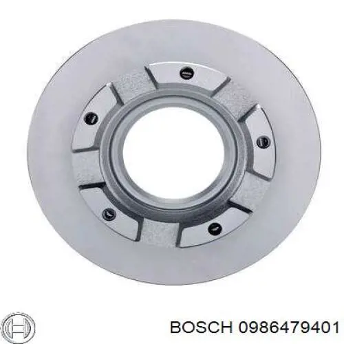 Диск гальмівний задній 0986479401 Bosch