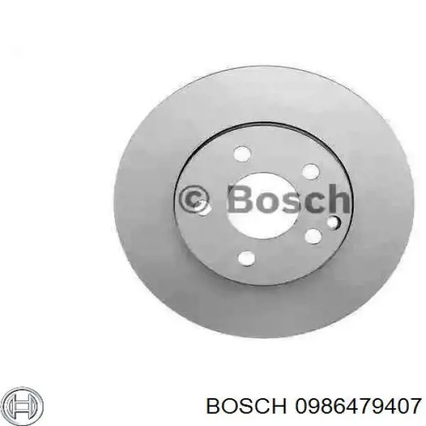 0986479407 Bosch диск тормозной передний
