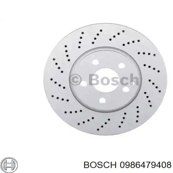 Диск тормозной передний Bosch 0986479408