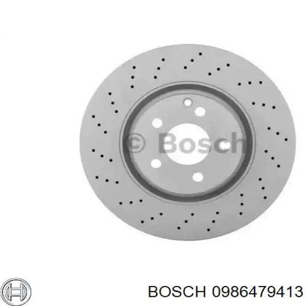 Диск тормозной передний Bosch 0986479413