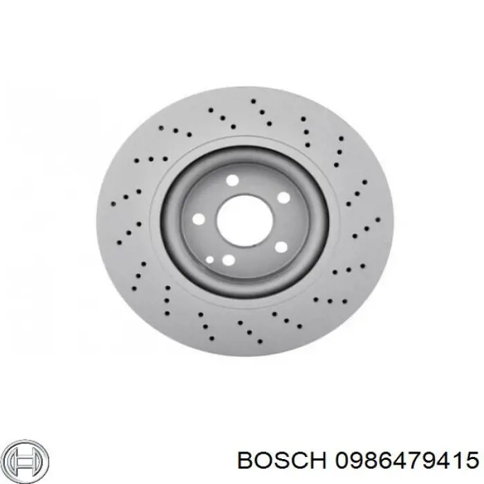 Freno de disco delantero 0986479415 Bosch