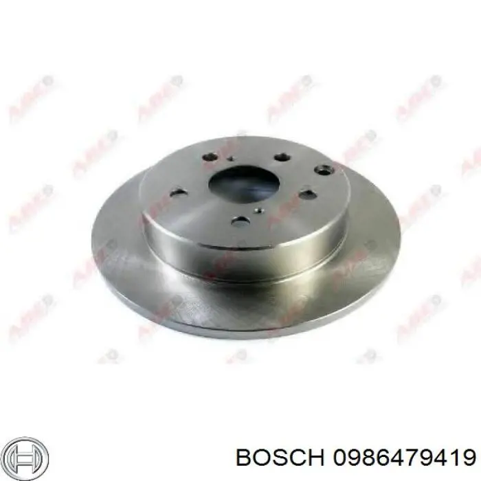 Задний дисковый тормоз Bosch 0986479419