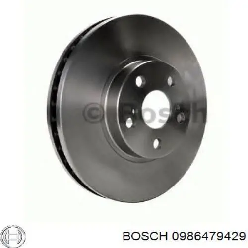 Передние тормозные диски 0986479429 Bosch