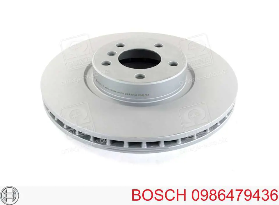 0986479436 Bosch диск тормозной передний