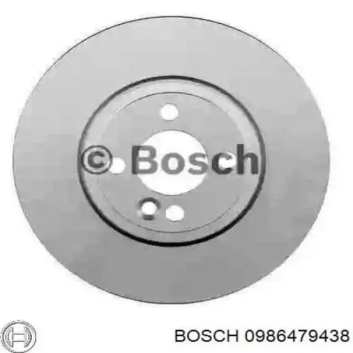 Передние тормозные диски 0986479438 Bosch