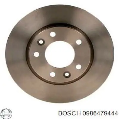 0986479444 Bosch диск тормозной передний