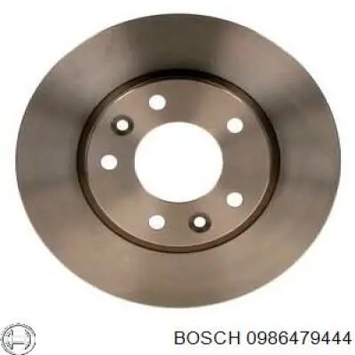 Передние тормозные диски 0986479444 Bosch