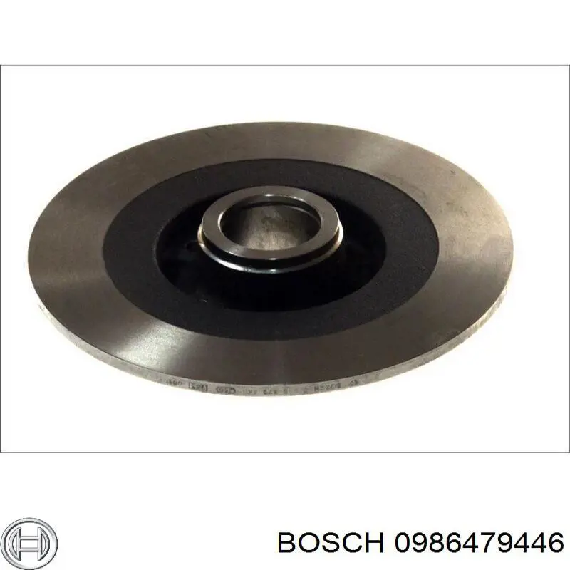 Disco de freno trasero 0986479446 Bosch