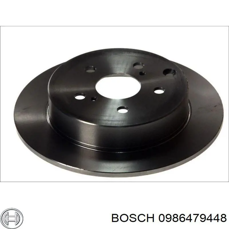 0986479448 Bosch диск тормозной задний