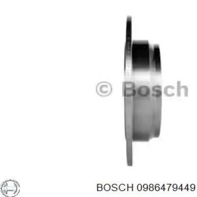 Диск гальмівний задній 0986479449 Bosch