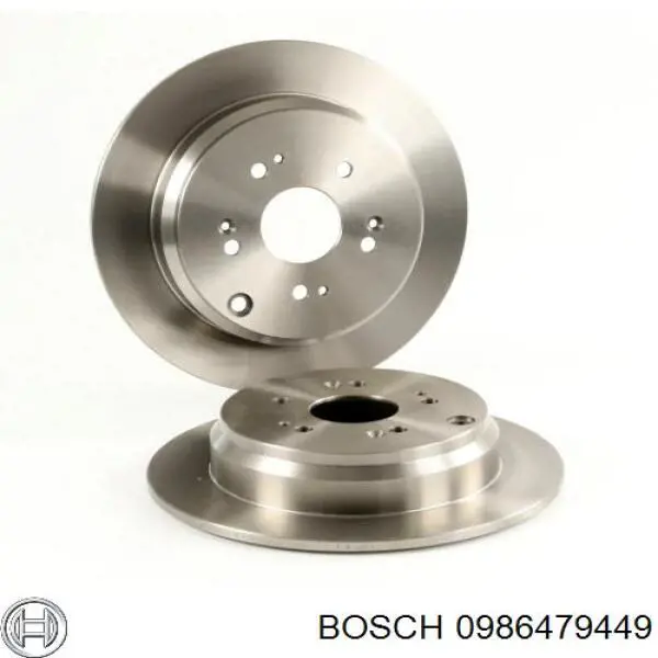 Диск гальмівний задній 0986479449 Bosch