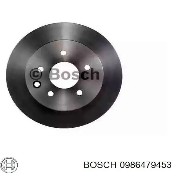 0986479453 Bosch диск тормозной задний