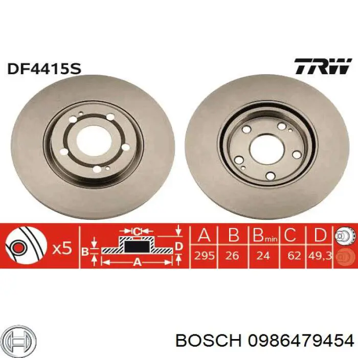 0986479454 Bosch