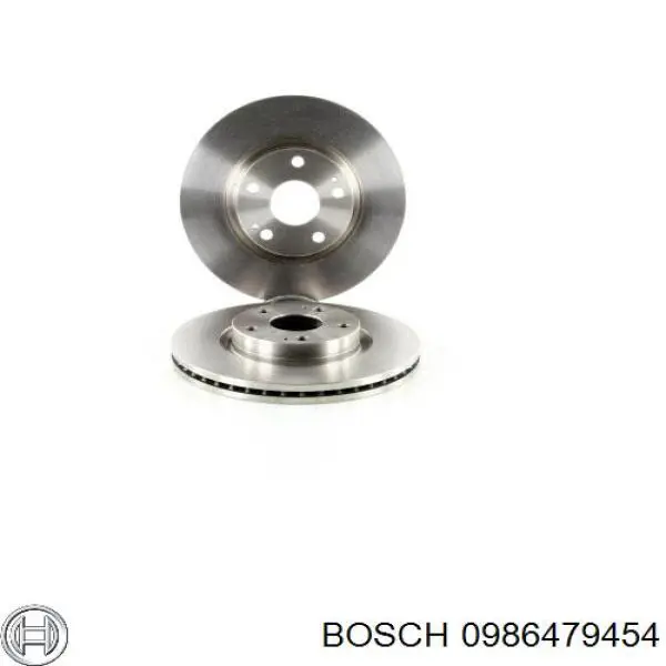 Диск гальмівний передній 0986479454 Bosch
