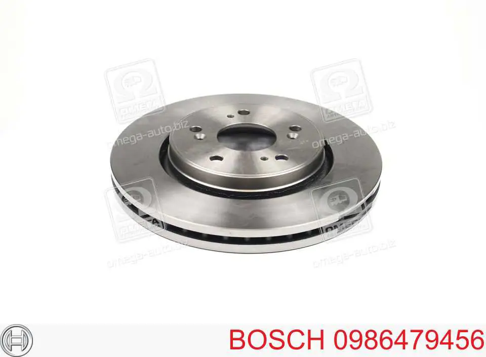 Передние тормозные диски 0986479456 Bosch