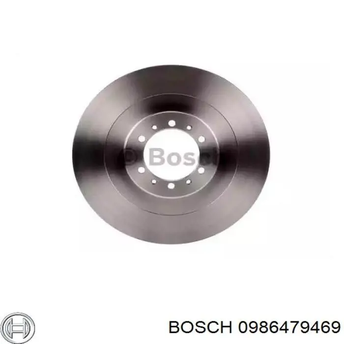 0986479469 Bosch диск тормозной передний
