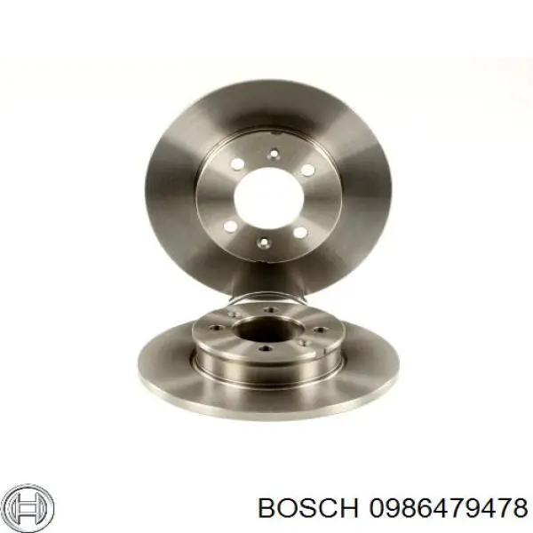 Тормозные диски 0986479478 Bosch