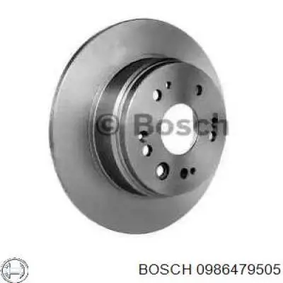 Тормозные диски 0986479505 Bosch