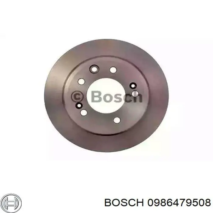 0986479508 Bosch диск тормозной задний