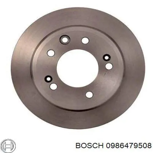 Disco de freno trasero 0986479508 Bosch