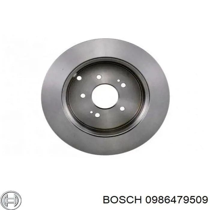 0986479509 Bosch диск тормозной задний