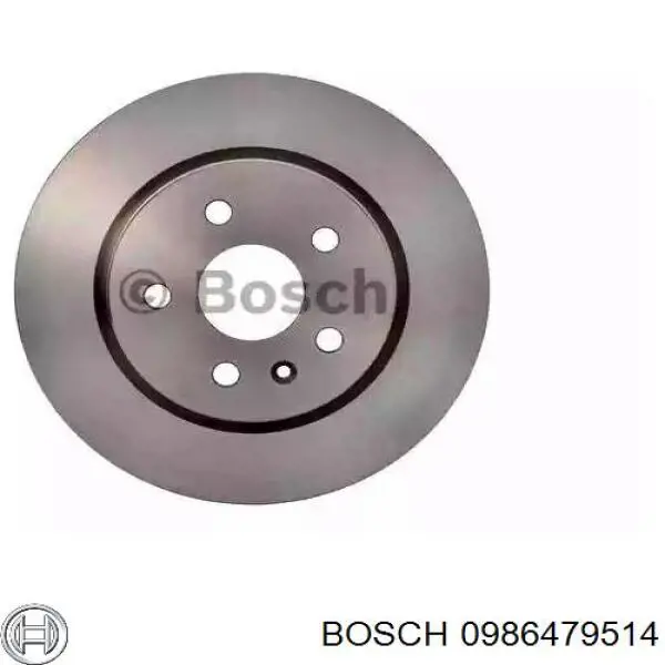 Тормозные диски 0986479514 Bosch