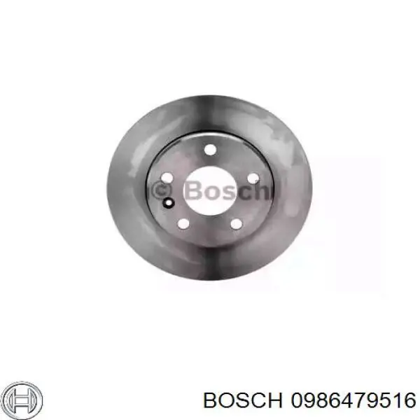 0986479516 Bosch диск тормозной задний
