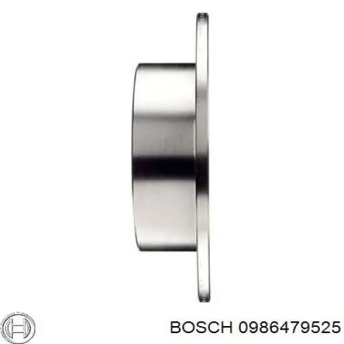 0986479525 Bosch тормозные диски